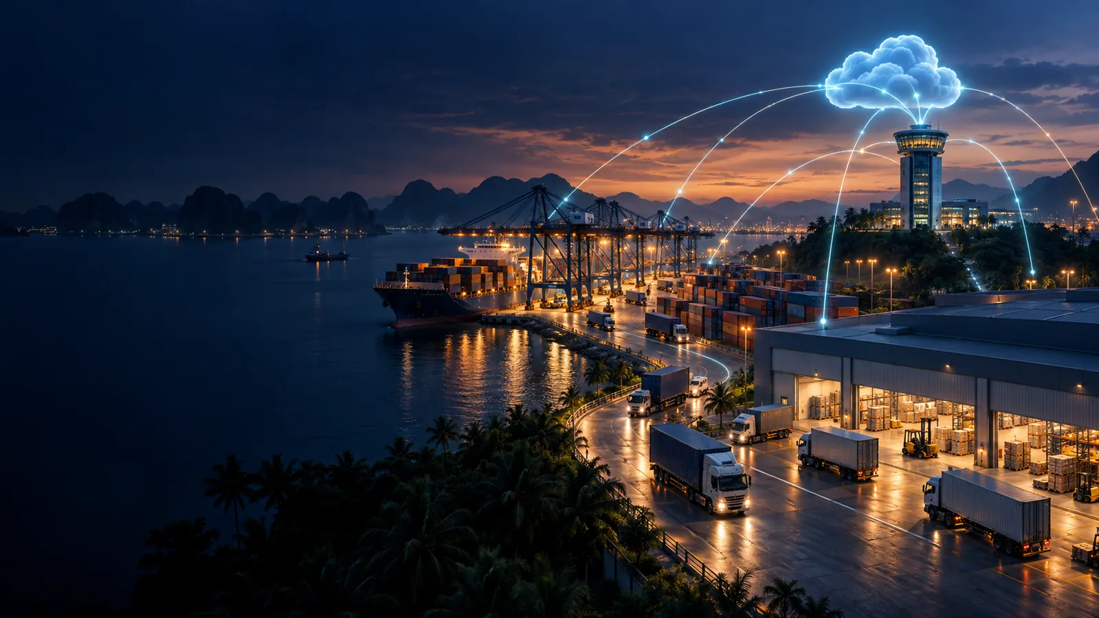 Hạ tầng cloud cho logistics thời gian thực: checklist từ dữ liệu đến vận hành